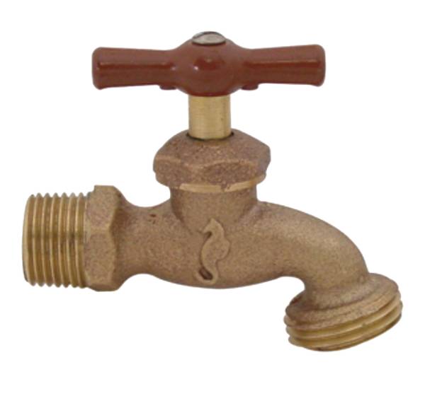 14994 Llave manguera 013mm 1/2" de bronce 2A Rugo