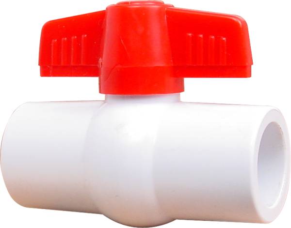 15007 Valvula esfera cementar 019mm 3/4" PVC 150lbs 100PS Rugo RUGO