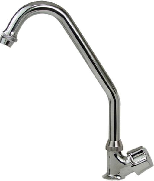 15854 Llave individual fregadero bronce cromado 7F Rugo