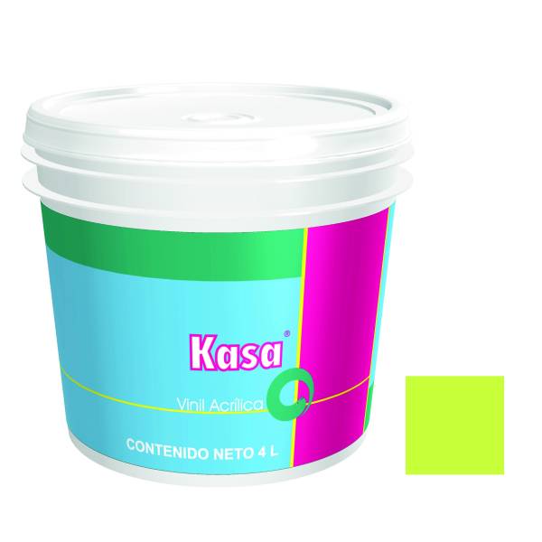16316 Pintura vinil kasa verde natural 4.0 lt Doal
