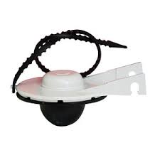 16404 Pera sapo 2" plastica negra con cadena plastica 55P Rugo