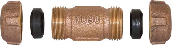 16417 Cople de reparacion 022mm 7/8" bronce 81U Rugo