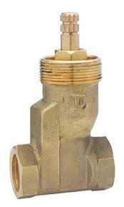 16492 Juego llaves empotrar roscables bronce sin manerales 4052SM Dica