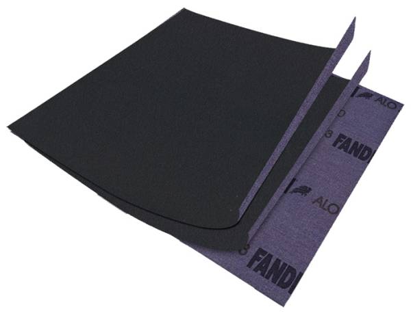 16726 Lija negra esmeril J-73 extra grueso 9" x 11" Fandeli
