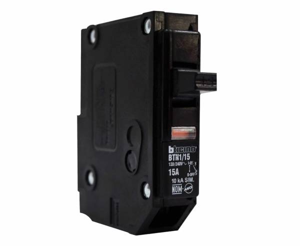 1738 Interruptor termomagnetico 1 polo 15a BTN1/15 Btplug