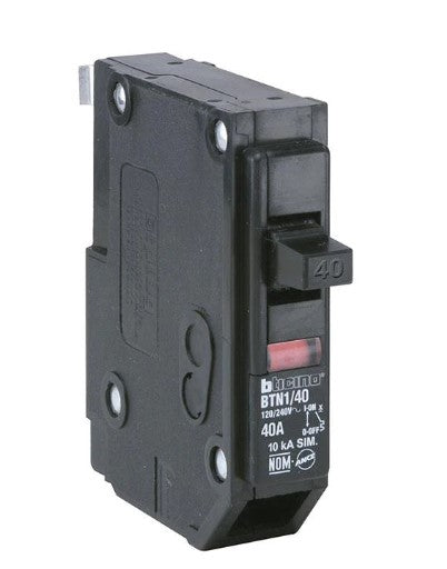 1743 Interruptor termomagnetico 1 polo 40a BTN1/40 Btplug
