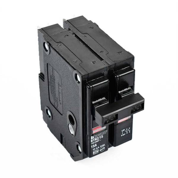 1746 Interruptor termomagnetico 2 polos 15a BTN2/15 Btplug Bticino