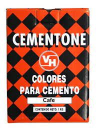 193767 Color para cemento cafe 1kg Cementone