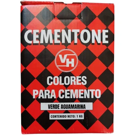 193772 Color para cemento verde aguamarina 1kg Cementone