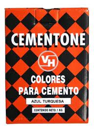 193773 Color para cemento azul turquesa 1kg Cementone