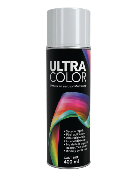 196710 Pintura en aerosol 400ml blanco brillante Ultracolor