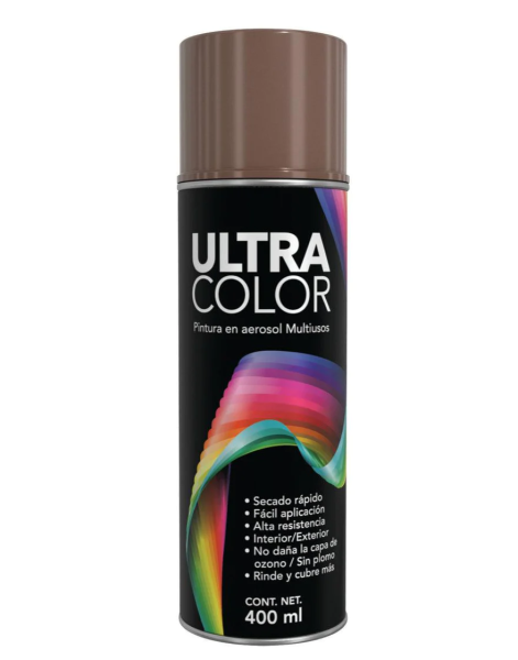 196712 Pintura en aerosol 400ml cafe Ultracolor