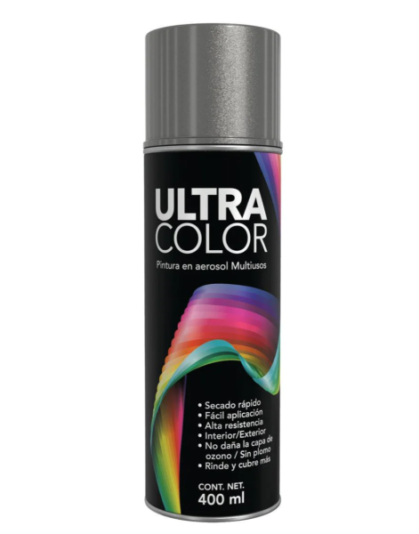 196713 Pintura en aerosol 400ml gris oscuro Ultracolor