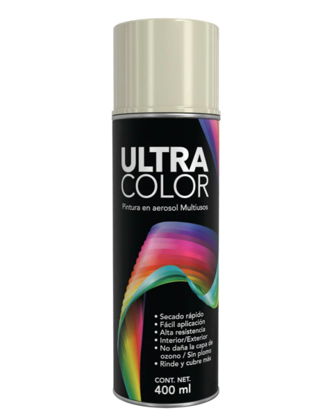 196714 Pintura en aerosol 400ml marfil Ultracolor