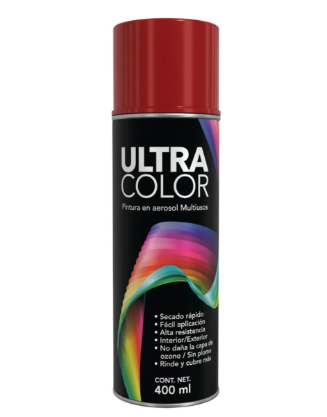 196719 Pintura en aerosol 400ml rojo fuego Ultracolor