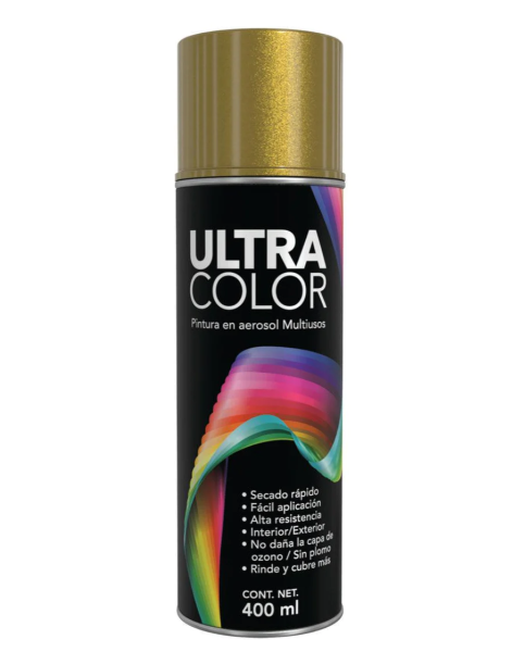 196729 Pintura en aerosol 400ml oro Ultracolor