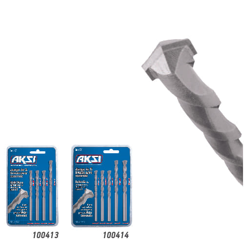 100413 Juego 4 pcs de brocas para concreto
