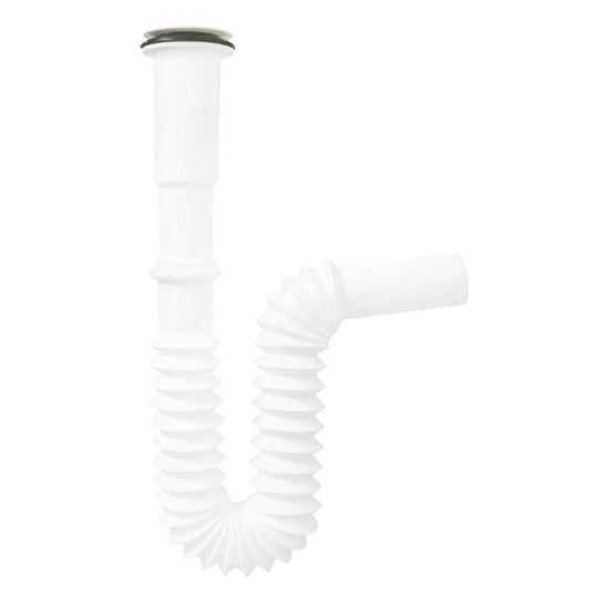 208335 Trampa para lavabo flexible PVC tipo P Fleximatic