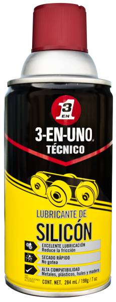 209313 Lubricante de silicon aerosol 284ml 7oz 3en1