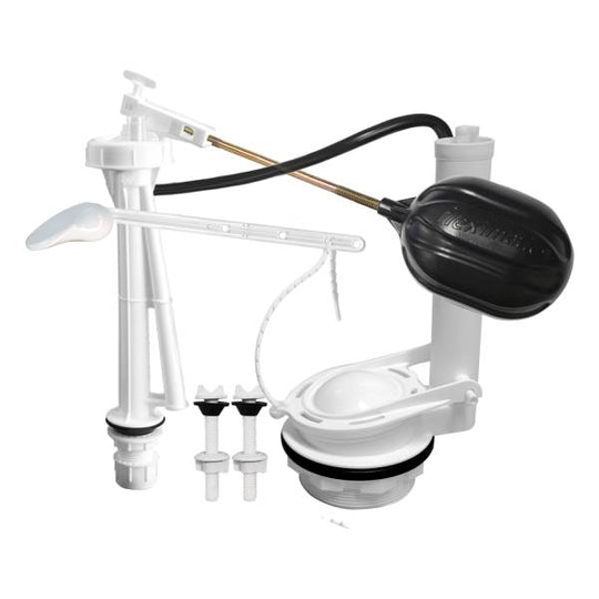 212003 Juego de herrajes para sanitario plasticos de 3" Zerofugas 2706 Fleximatic