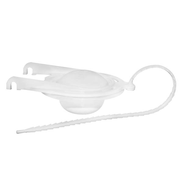 212951 Pera sapo 3" plastica blanca con cadena plastica 2700 Fleximatic
