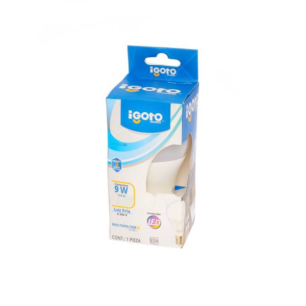 213767 Foco de led tipo bulbo 09w LDD F10109 Igoto