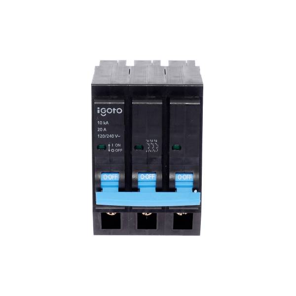 214455 Interruptor termomagnetico 3 polos 20a IN3002 Igoto