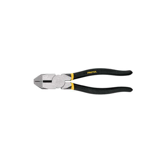 219-P Pinza para electricista 9" uso rudo, mango de PVC, Pretul