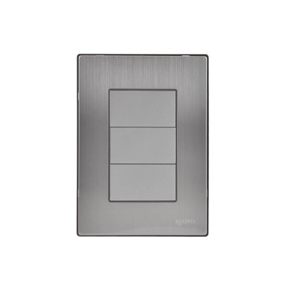 228793 Placa ciega plata Inox Igoto