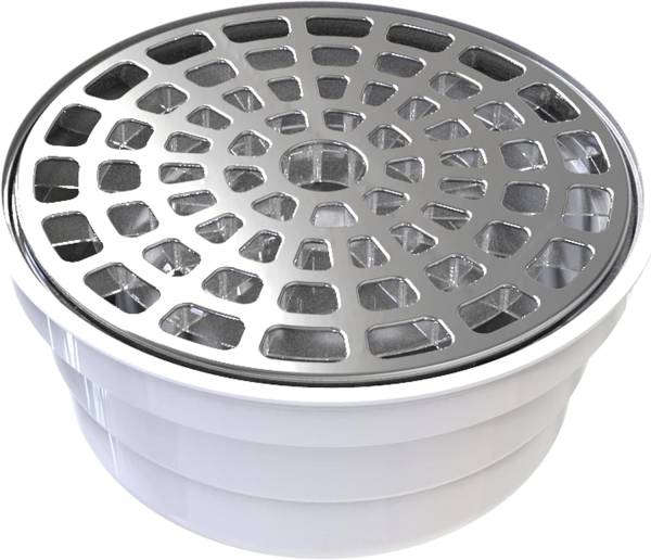 228868 Coladera universal PVC rejilla plastica con valvula antiolores 2550 Flexi