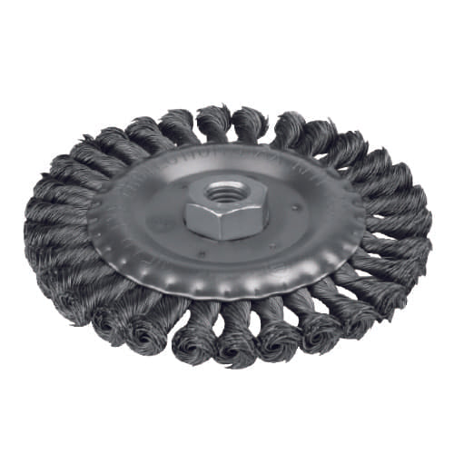 116613 Carda para esmeriladora 6" x 3/4", trenzado