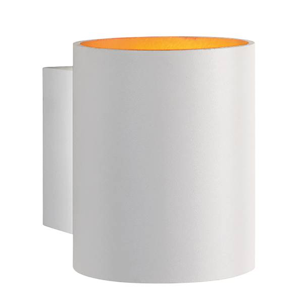 281750 Arbotante decorativo para pared redondo blanco 5277 Adir