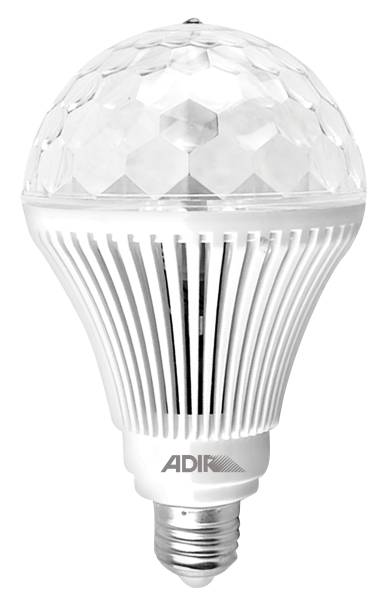 281789 Foco de led tipo bulbo 3.7w luz multicolor tipo fiesta 2987 Adir