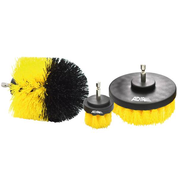 281792 Juego 03 cepillos multiusos para taladro Adir