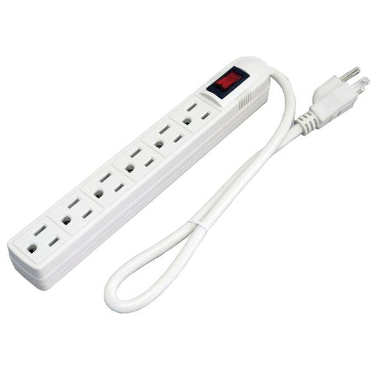 281816 Multicontacto con cable 32cm 06 contactos con indicador Adir