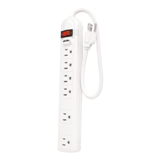281817 Multicontacto con cable 32cm 06 contactos con indicador con supresor 110j Adir