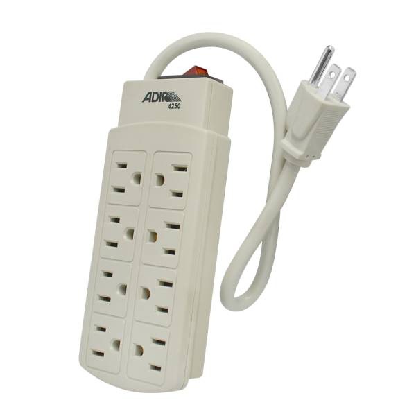 281819 Multicontacto con cable 50cm 08 contactos con indicador Adir