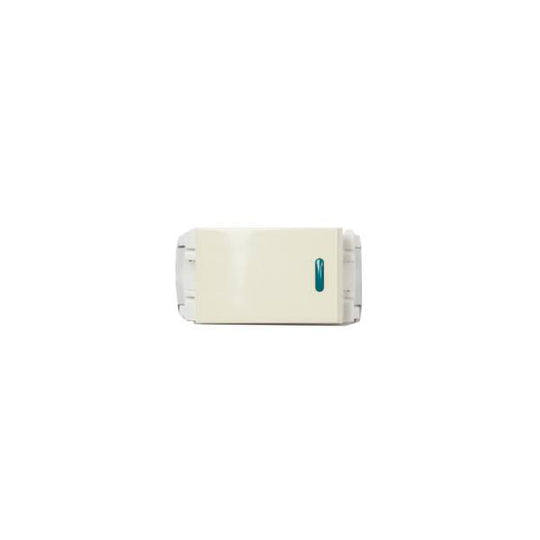 16381 Apagador sencillo lugano plus blanco b5351-m IGOTO