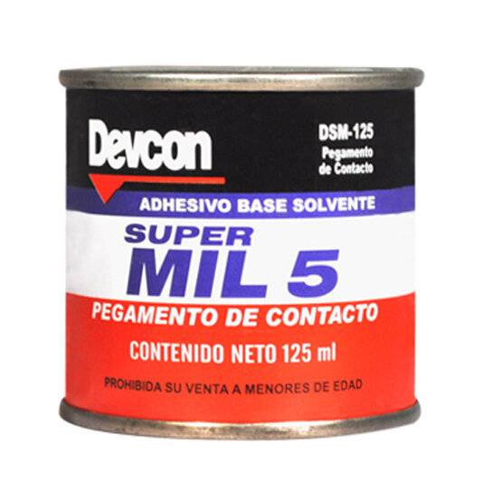 189960 Pegamento de contacto super mil 5 125ml Devcon