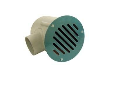 190876 Coladera cespol bote PVC con 1 salida cromada