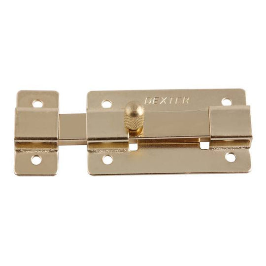 191205 Pasador barra plana 4" laton brillante Dexter