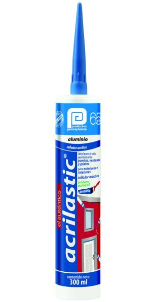 192440 Sellador acrilico cartucho 300ml aluminio Acrilastic Pennsylvania