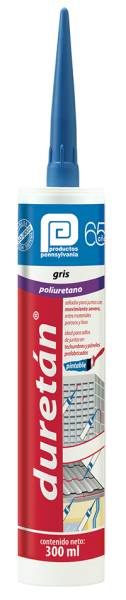 192443 Sellador poliuretano cartucho 300ml gris Duretan Pennsylvania