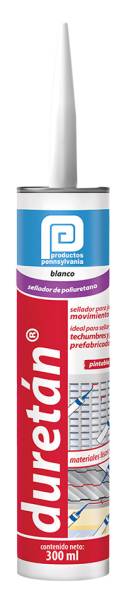 192444 Sellador poliuretano cartucho 300ml blanco Duretan Pennsylvania