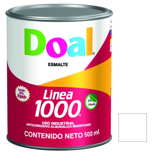 193043 Esmalte linea 1000 1020 blanco 0.5l Doal