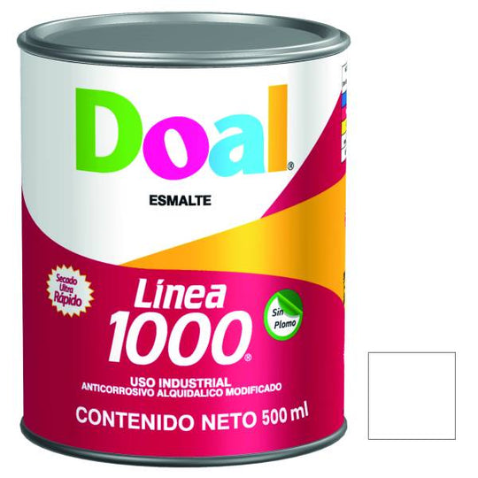 193043 Esmalte linea 1000 1020 blanco 0.5l Doal