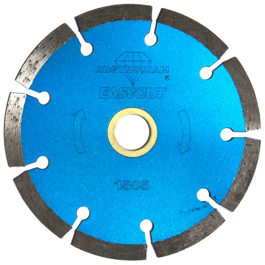 193386 Disco diamante 4-1/2" x 2 mm x 7/8" segmentado uso general easy cut 1505 Austromex