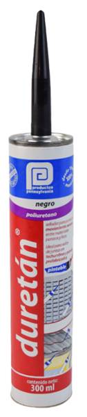 193456 Sellador poliuretano cartucho 300ml negro Duretan Pennsylvania