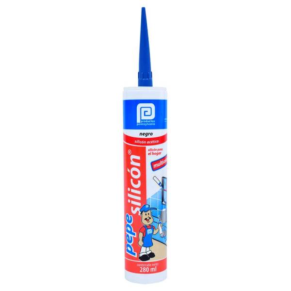 193516 Silicon multiusos cartucho 280ml negro PEPE Pennsylvania