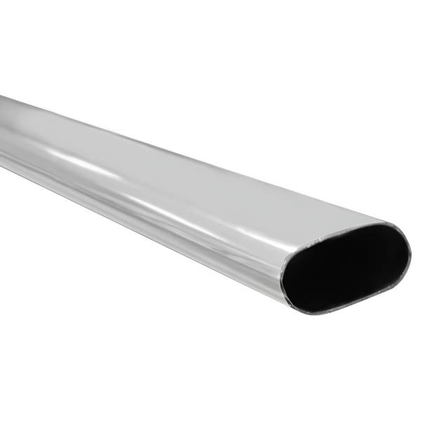 193823 Tubo para closet ovalado 6.10mt acero cromado Handy Home HANDY HOME